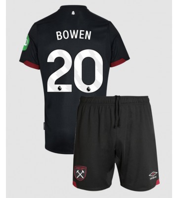 West Ham United Jarrod Bowen #20 Segunda Equipación Niños 2024-25 Manga Corta (+ Pantalones cortos)